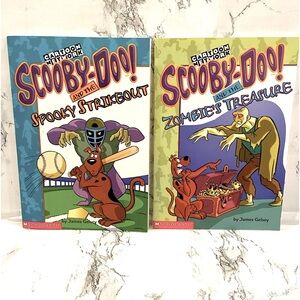 *2000* Scooby-Doo! “Spooky Strikeout” &  “Zombies Treasure” 2-Softcover Books